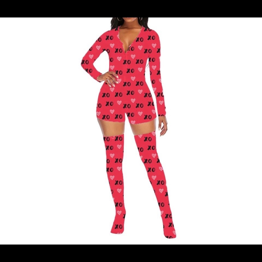 Women 2 piece onesie set